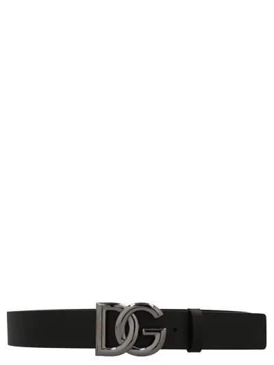 Shop Dolce & Gabbana Logo Belt Belts In Black