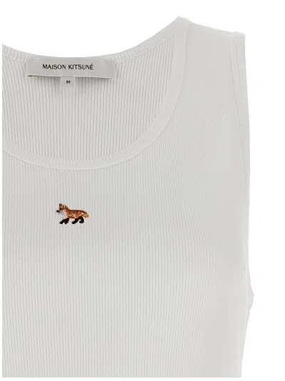 Shop Maison Kitsuné Baby Fox Tops White