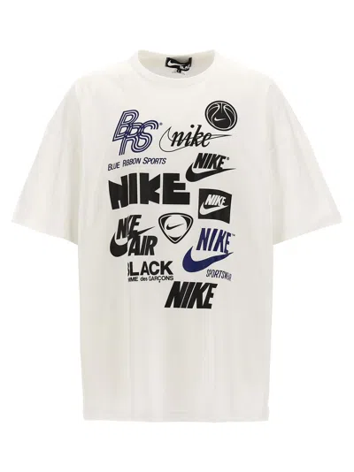 Shop Comme Des Garcons Black Comme Des Garçons Black X Nike T-shirt White/black