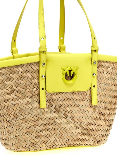 Shop Pinko Love Summer Crossbody Bags Yellow