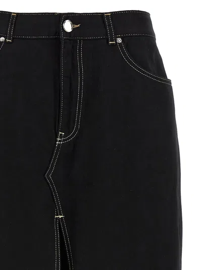 Shop Pinko Maxi Slit Skirt Skirts Black
