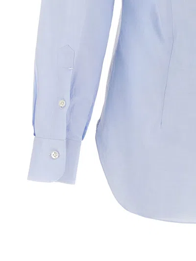 Shop Barba Oxford Shirt Shirt, Blouse Light Blue