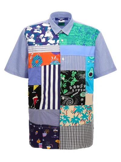 Shop Junya Watanabe Patchwork Shirt By Lousy Livin Shirt, Blouse Multicolor