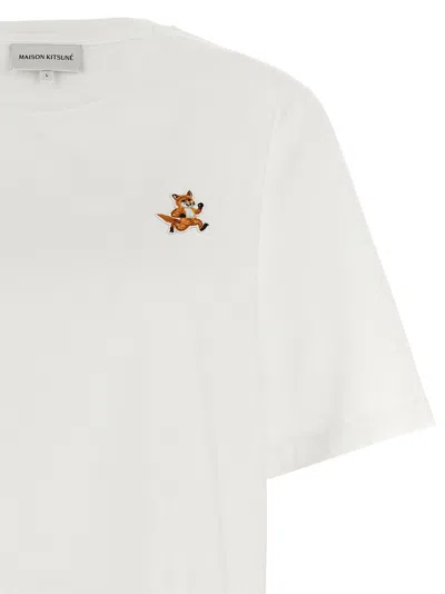 Shop Maison Kitsuné Speedy Fox T-shirt White