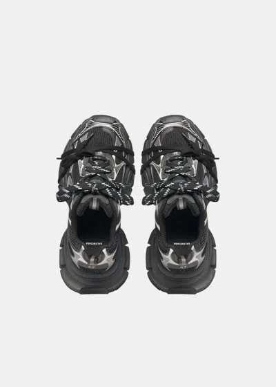 Shop Balenciaga Black 3xl Sneakers In Black/white