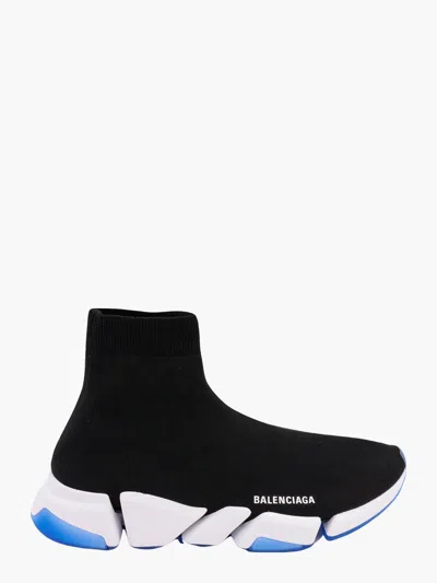Shop Balenciaga Man Speed 2.0 Man Black Sneakers