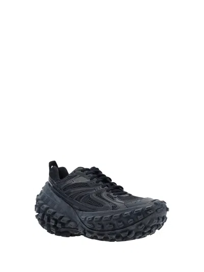 Shop Balenciaga Men Bouncer Sneakers In Black