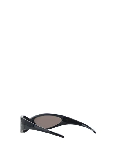 Shop Balenciaga Men Skin Cat Sunglasses In Black