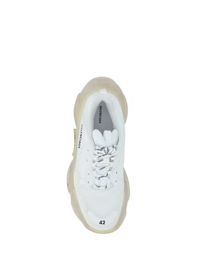 Shop Balenciaga Men Triple S Sneakers In White