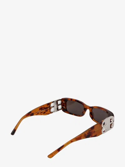 Shop Balenciaga Woman Sunglasses Woman Brown Sunglasses