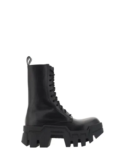 Shop Balenciaga Women Ankle Boots In Black