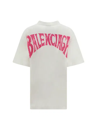 Shop Balenciaga Women T-shirt In Multicolor