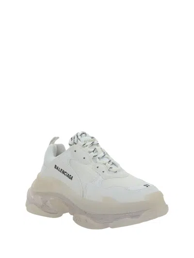 Shop Balenciaga Women Triple S Sneakers In White