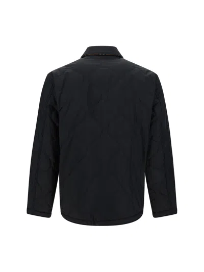 Shop Burberry Men Reversible Jacket In Black