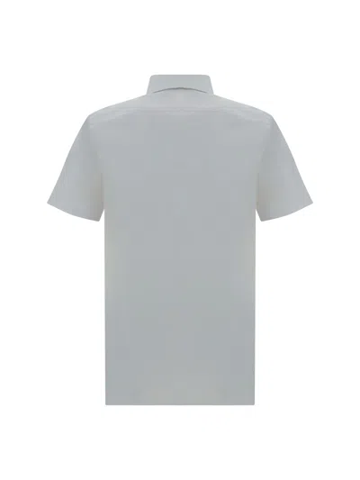 Shop Burberry Men Sherfield Shirt In White