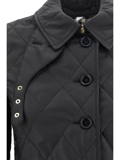 Shop Burberry Women Fernleigh Jacket In Black