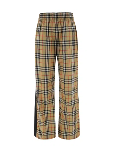 Shop Burberry Women Pants In Multicolor