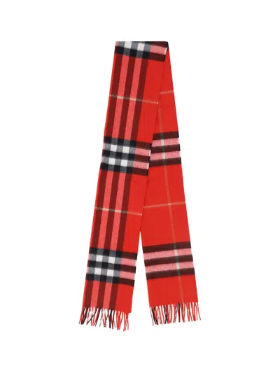 Shop Burberry Women Scarf In Red