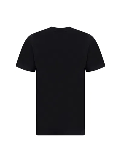 Shop Burberry Women T-shirt In Black