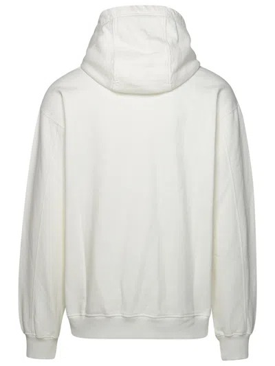 Shop Casablanca 'casa Way' White Organic Cotton Sweatshirt Man