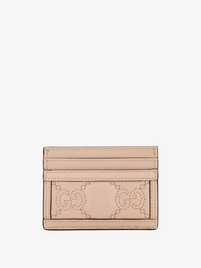 Shop Gucci Woman Card Holder Woman Pink Wallets