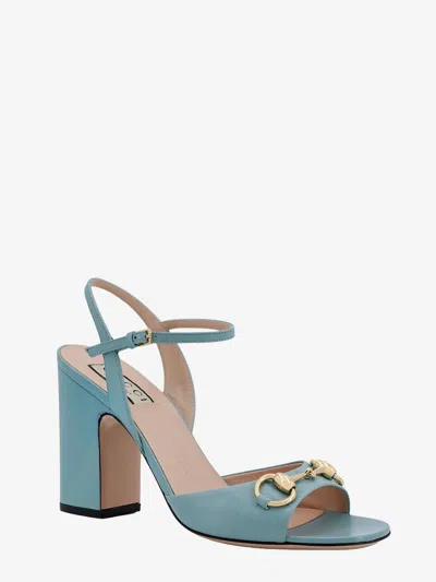 Shop Gucci Woman Sandals Woman Blue Sandals
