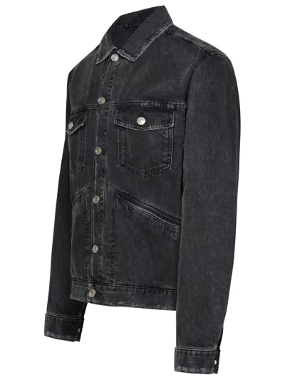 Shop Isabel Marant Man  'jango' Black Cotton Jacket