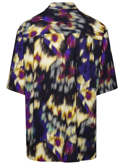 Shop Isabel Marant 'vabilio' Multicolor Viscose Shirt Man