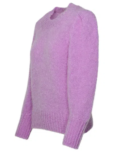 Shop Isabel Marant Woman  'emma' Lilac Mohair Blend Sweater In Multicolor
