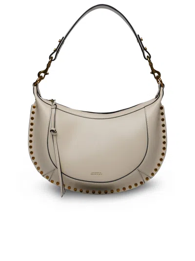Shop Isabel Marant Woman  'naoko' Cream Leather Bag