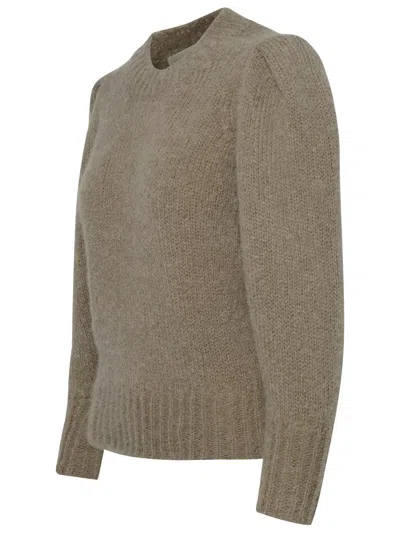 Shop Isabel Marant Woman  Beige Mohair Emma Sweater In Cream