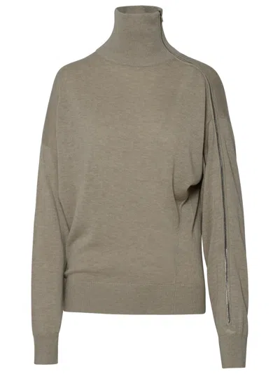 Shop Isabel Marant Woman  Beige Wool Blend 'gaelo' Sweater In Cream