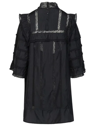 Shop Isabel Marant Woman  Black Silk Dress