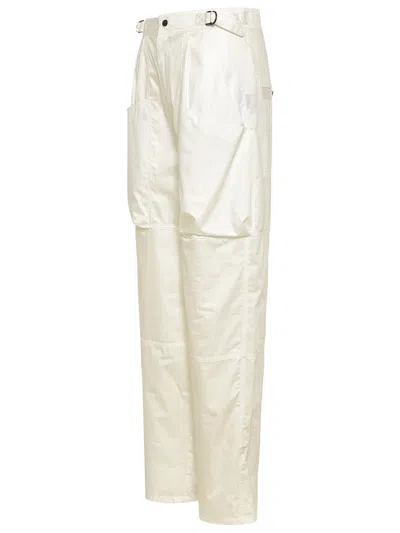 Shop Isabel Marant Woman  Ecru Cotton Florine Pants In Cream