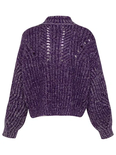 Shop Isabel Marant Woman  Jarren Blend Mohair Viola Turtleneck Sweater In Purple