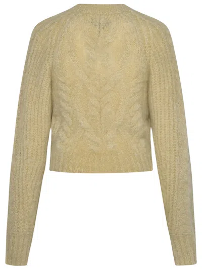 Shop Isabel Marant Paloma Beige Mohair Blend Sweater Woman In Cream