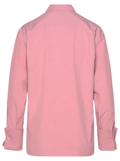 Shop Max Mara Woman  'affetto1234' Pink Silk Shirt