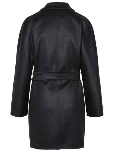 Shop Max Mara Woman  Black Cashmere Coat