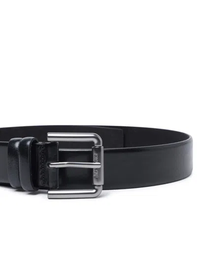 Shop Max Mara Woman  Black Leather Belt