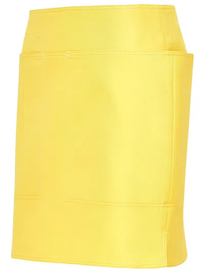 Shop Max Mara Woman  Gonna Bevanda In Yellow