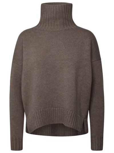 Shop Max Mara Woman  Gianna Beige Cashmere Blend Sweater In Cream