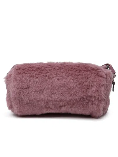 Shop Max Mara Small 'teddyrolls' Pink Teddy Bag Woman