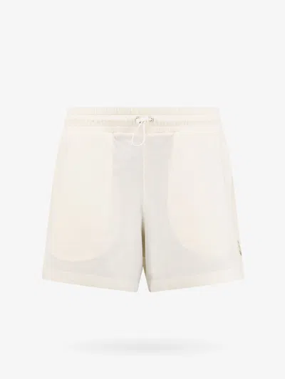 Shop Moncler Woman Shorts Woman White Shorts