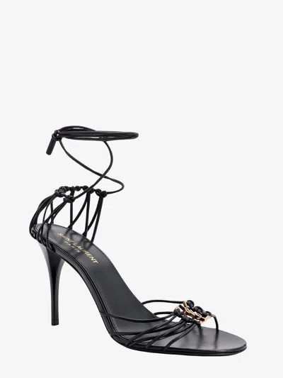 Shop Saint Laurent Woman Babylone Woman Black Sandals