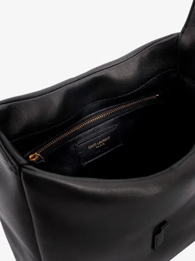 Shop Saint Laurent Woman Le 5 Ã€ 7 Woman Black Shoulder Bags