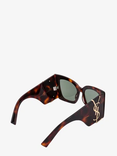 Shop Saint Laurent Woman Sunglasses Woman Beige Sunglasses In Cream