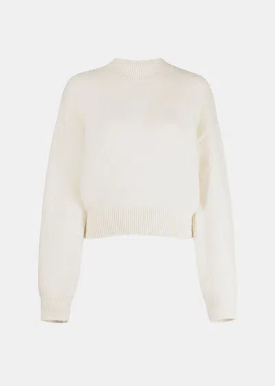 Shop Jacquemus Beige 'la Maille ' Sweater In Light Beige