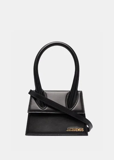 Shop Jacquemus Black 'le Chiquito Moyen' Bag