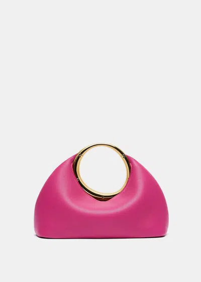 Shop Jacquemus Dark Pink Le Petit Calino Top-handle Bag