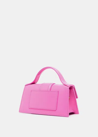 Shop Jacquemus Pink ?€?le Bambino?€? Clutch In Neon Pink
